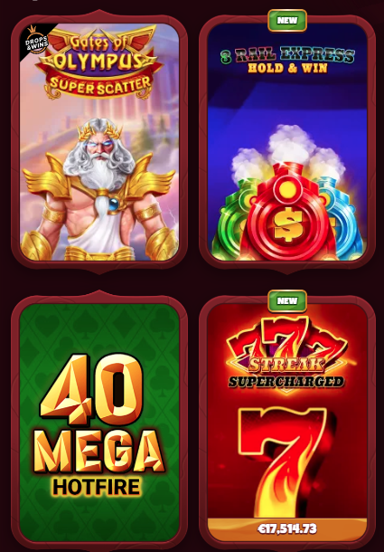 Magius Casino official website